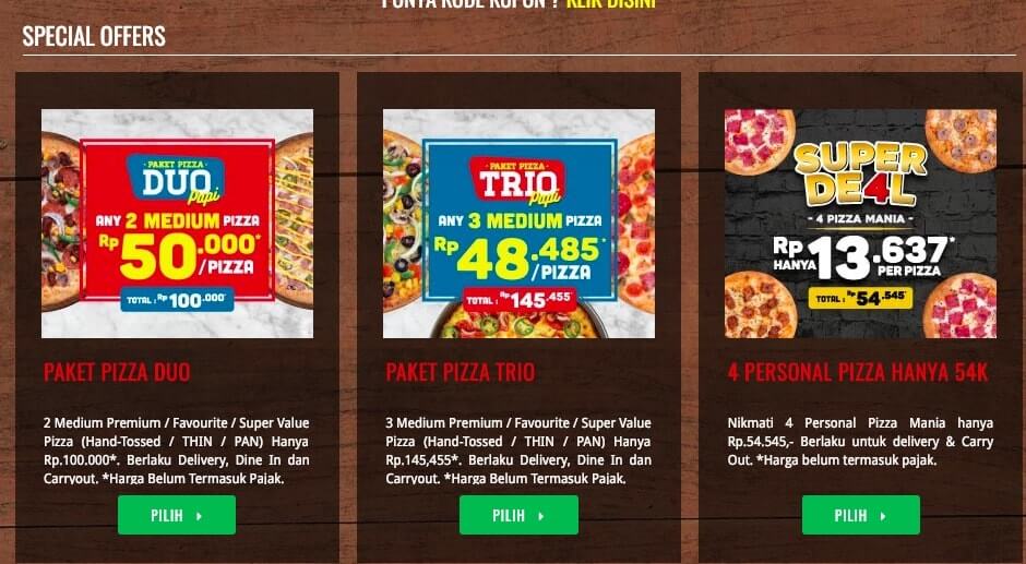 Dominos Pizza Promo - Diskon Pizza 50% Off Juli 2019 
